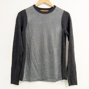 Tory Burch Silver Sparkly Sweater